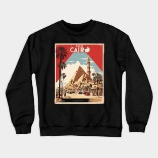 Cairo Egypt Vintage Poster Tourism Crewneck Sweatshirt